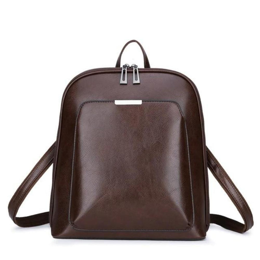 Lăcrămioara — Geantă atemporală cu două fermoare, elegantă și minimalistă