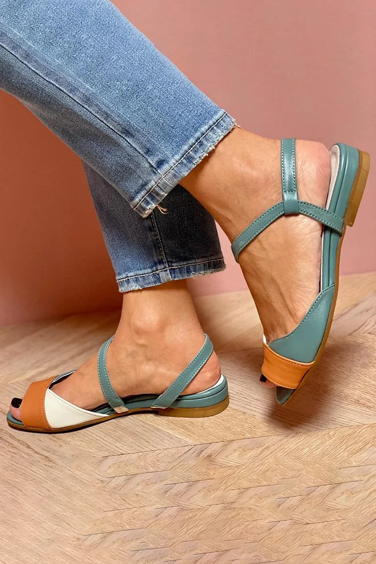 Colora - Sandale cu bretele la gleznă disponibile în diverse culori