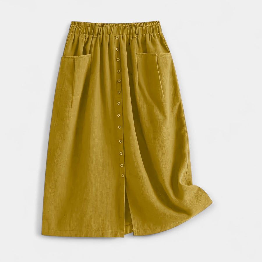 Fustă midi cu design vintage