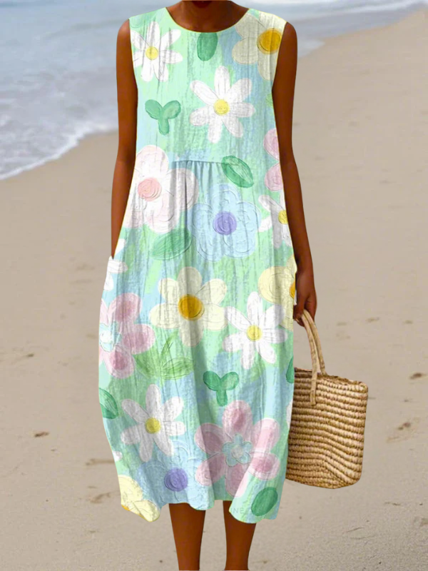 Erin™ Midi Dress in Pastel Blossom