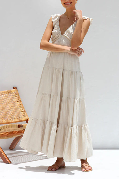 Marilyn | Rochie maxi cu decolteu adânc