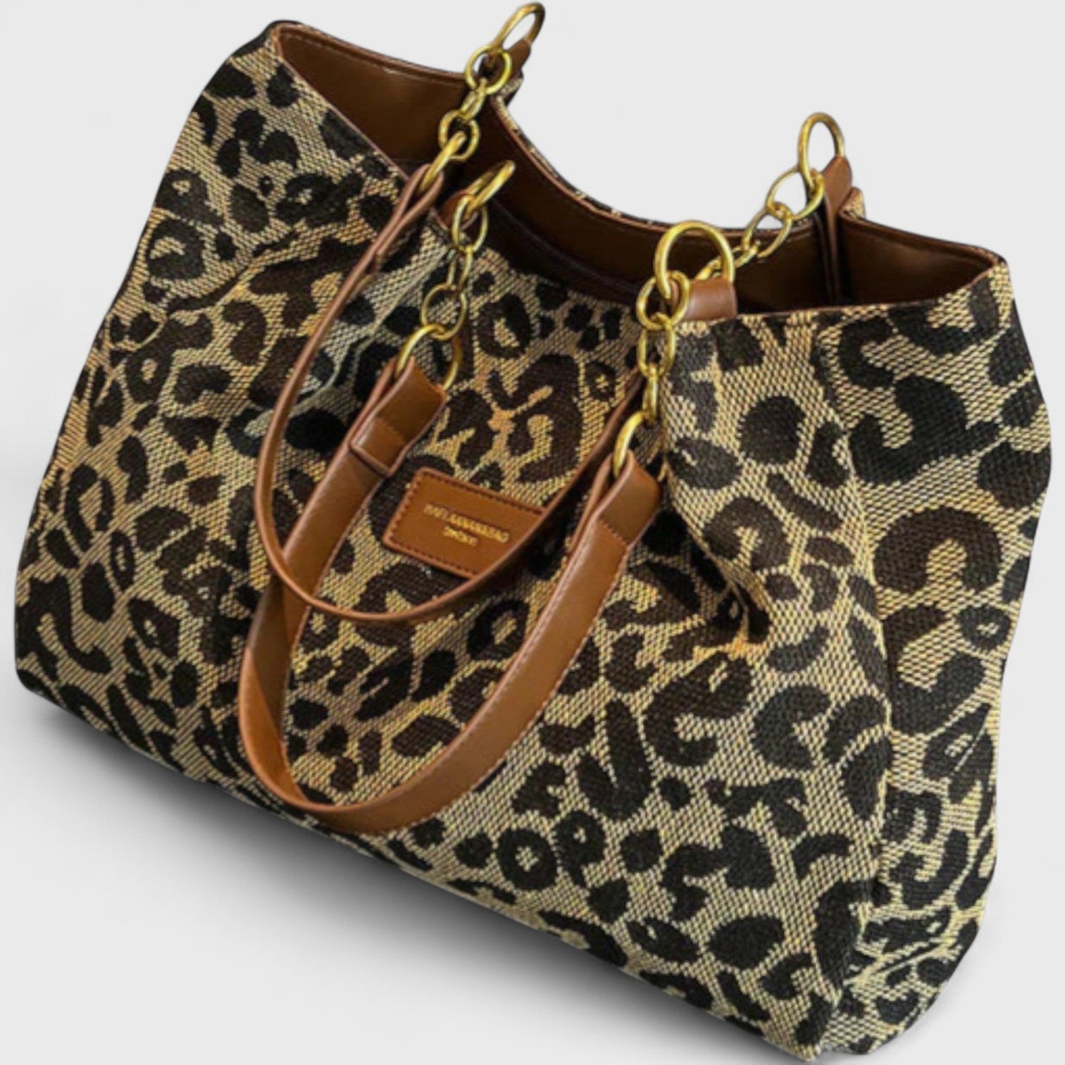 Valeria — Geantă elegantă cu imprimeu leopard