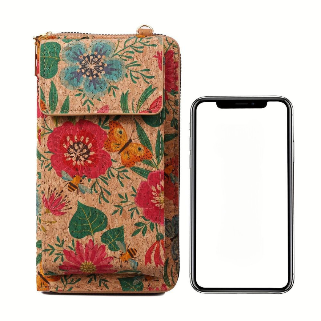 Natalia — Accesoriu Boho cu Flori pentru Geantă de Umăr