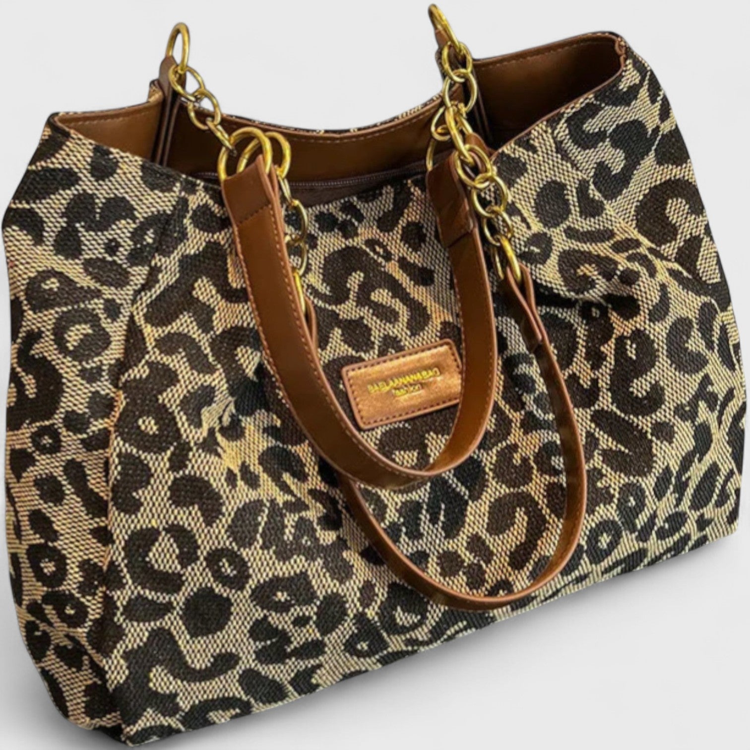 Valeria — Geantă elegantă cu imprimeu leopard