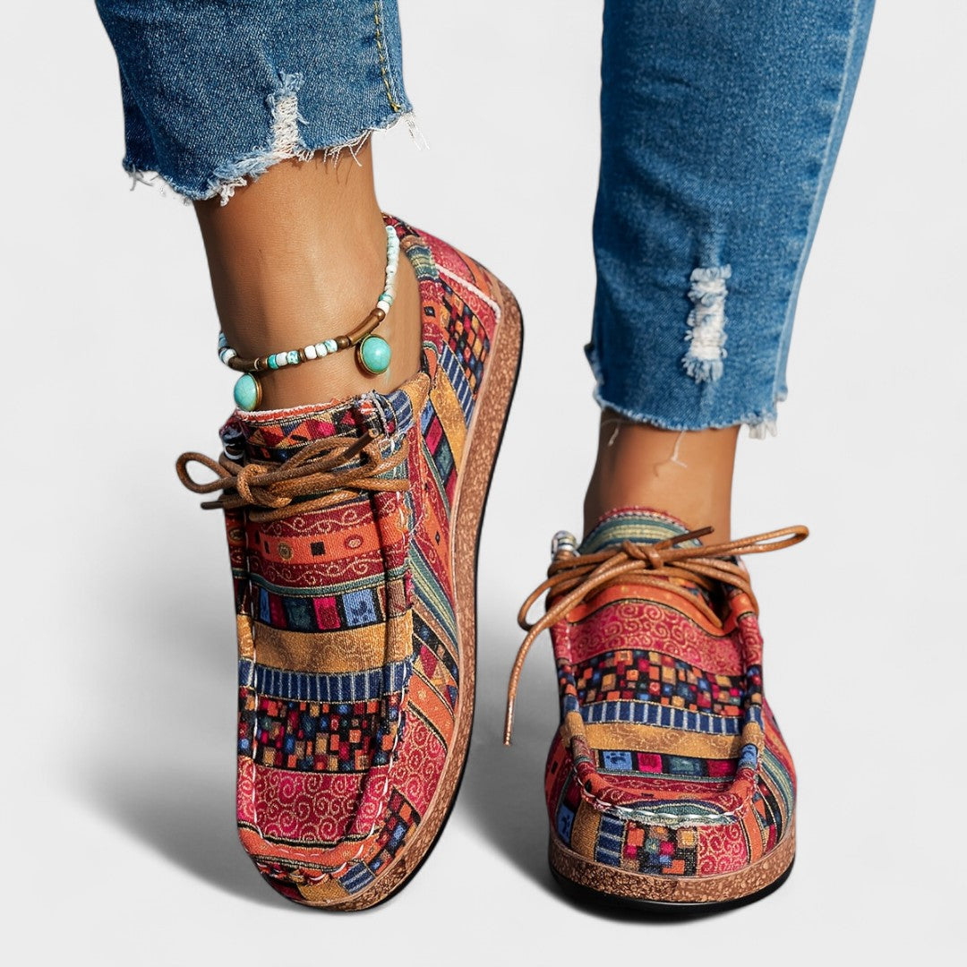 Milena - Colorful Artistic Sneakers