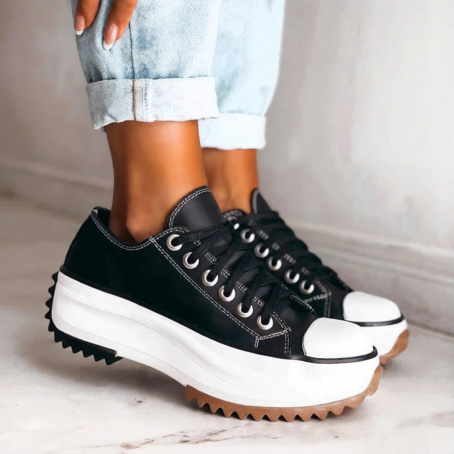 Alena - Pantofi sport contemporani cu talpă robustă