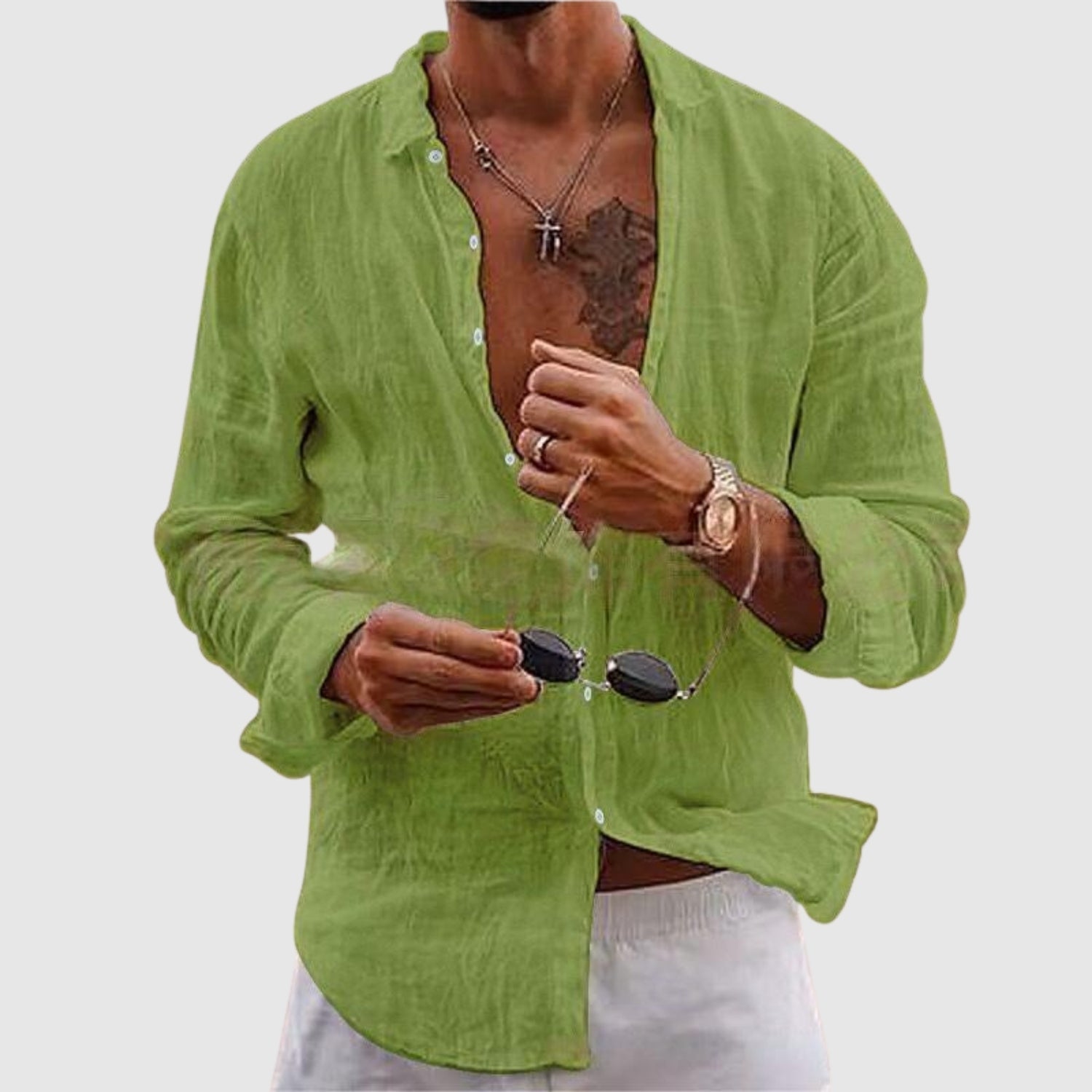 Leon – Cămașă lejeră în stil casual