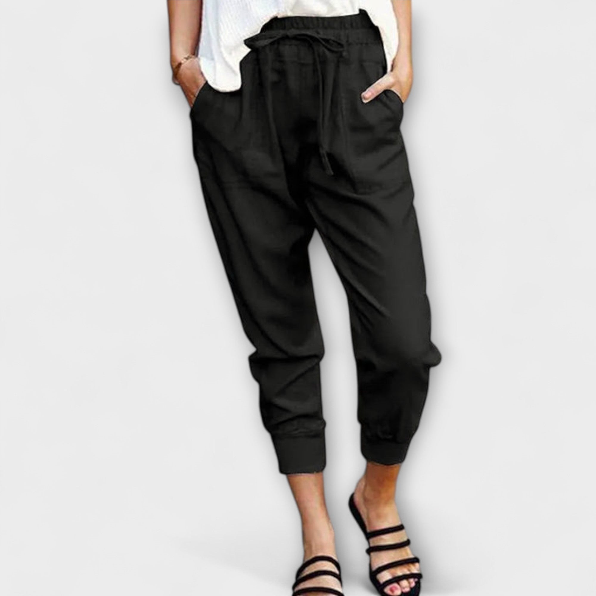 Blair – Pantaloni lejeri din in cu amestec de bumbac