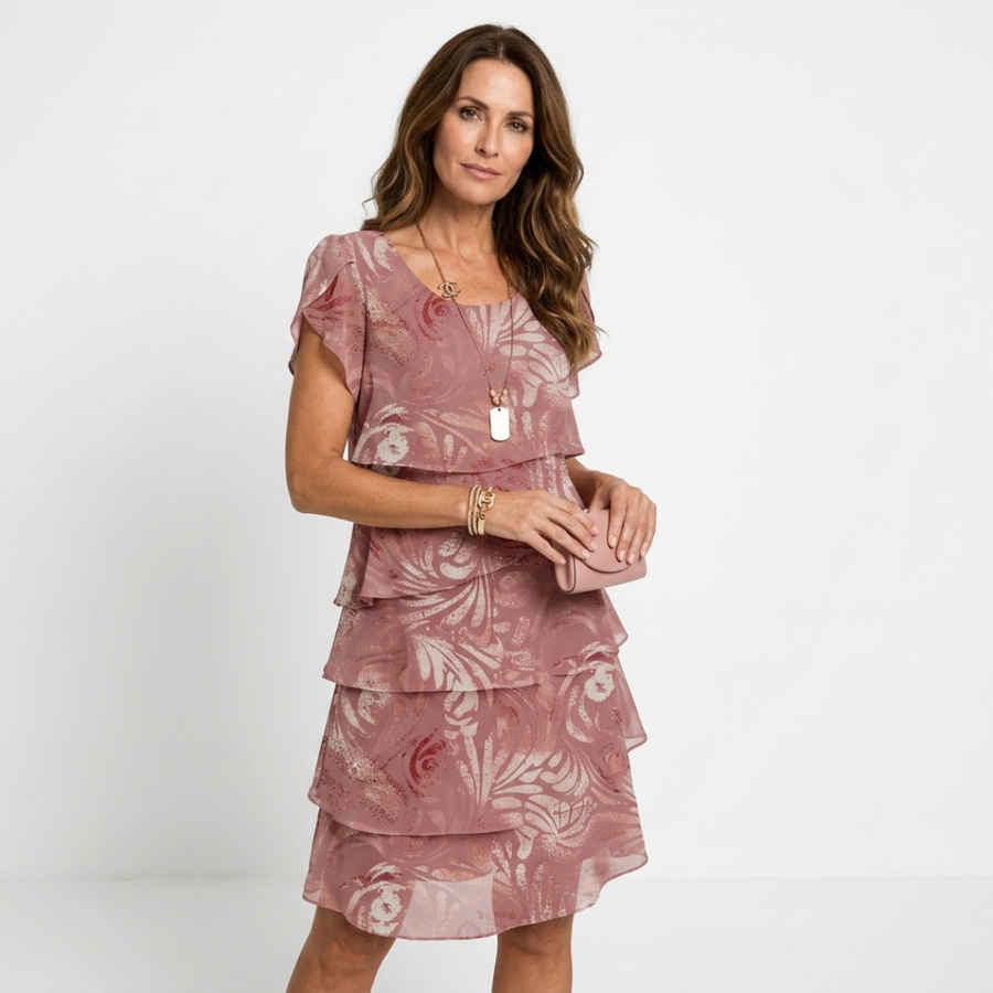 Beatrice - Rochie Elegantă din Material Confortabil