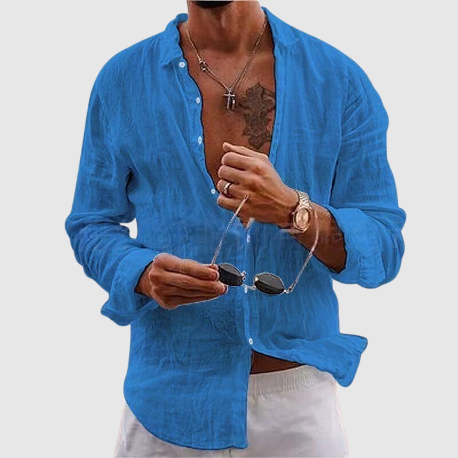 Leon – Cămașă lejeră în stil casual