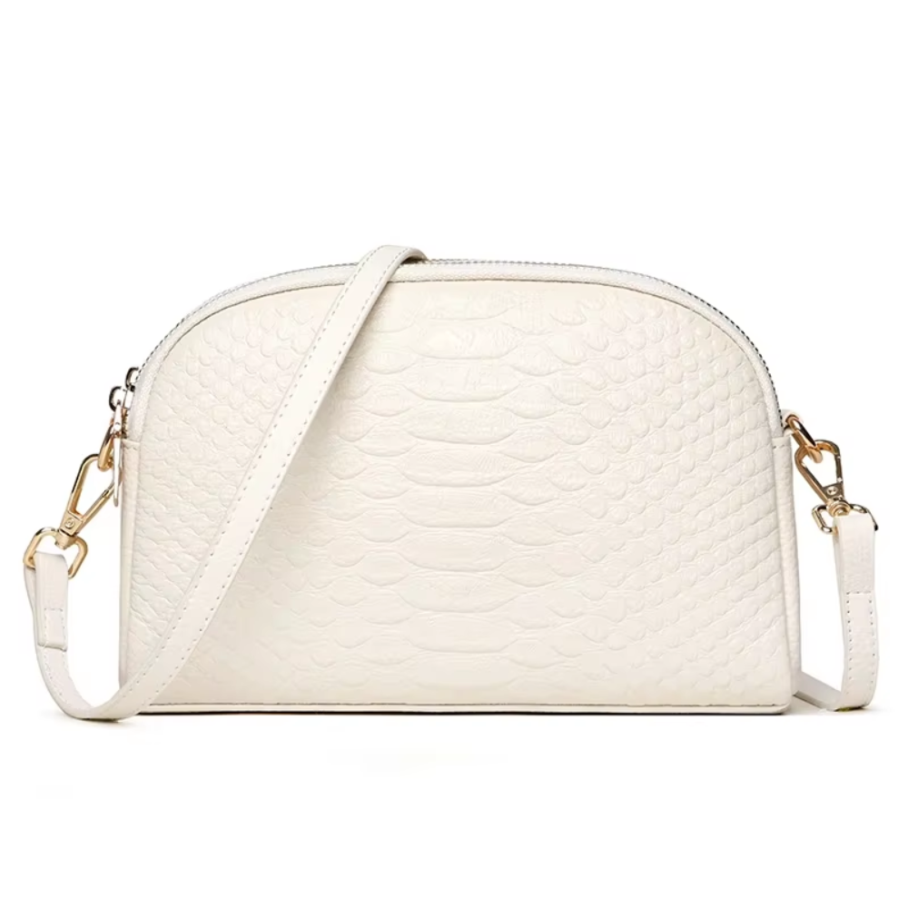 Cora — Mini Geantă Crossbody cu Design Exotic