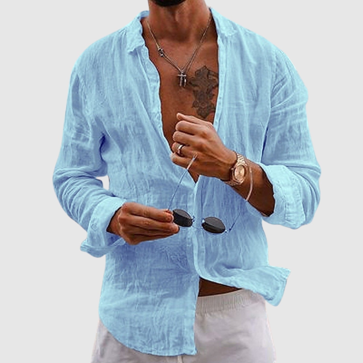 Leon – Cămașă lejeră în stil casual