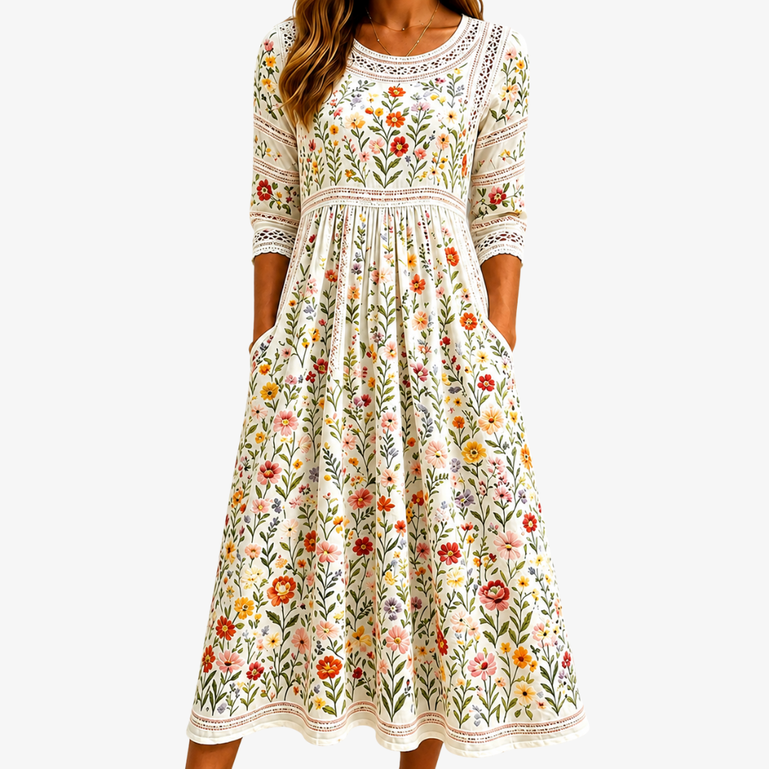 Helena | Farmecul Grădinii Englezești Rochie Midi