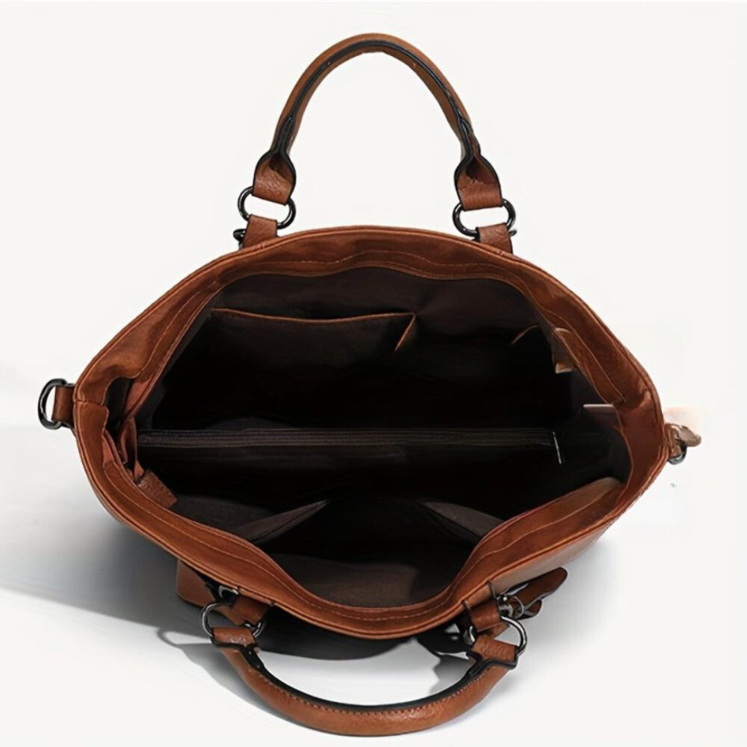 Bianca — Sac Shopper Vintage cu Eleganță Rafinată