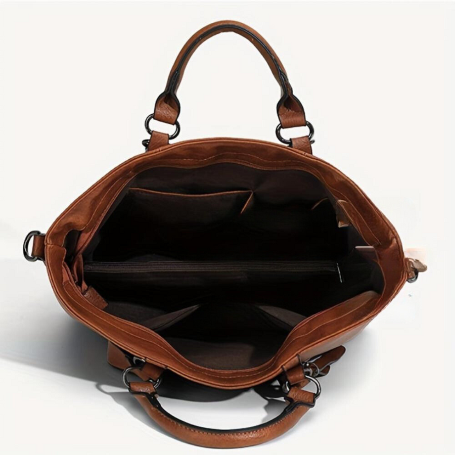Bianca — Sac Shopper Vintage cu Eleganță Rafinată