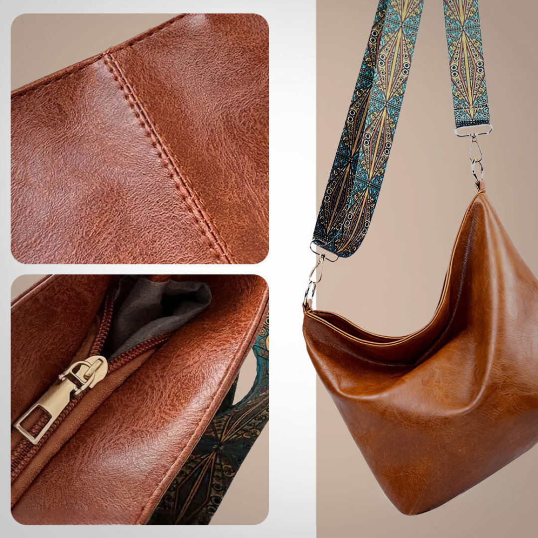 Nadia — Geantă de umăr vintage clasică
