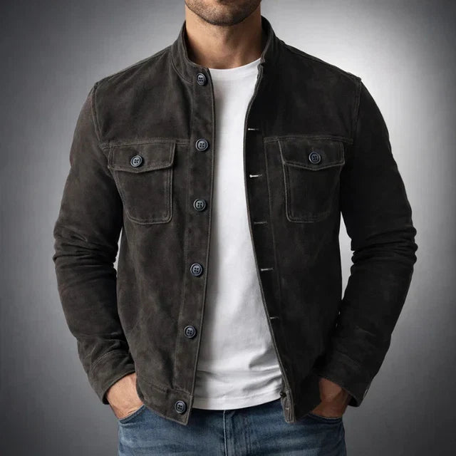 Constantin | Jachetă din Suede Milano