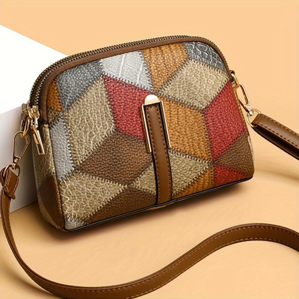 Clio — Mini Patchwork Crossbody Bag