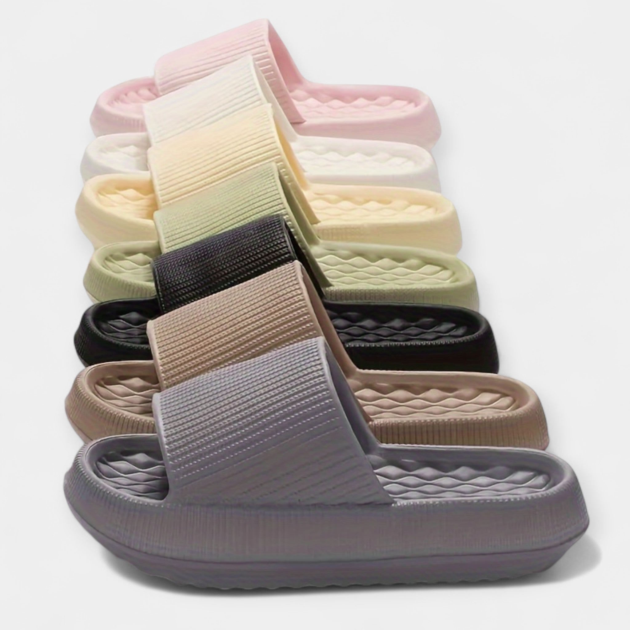 Sandale de Vară Slip-On cu Talpă Groasă