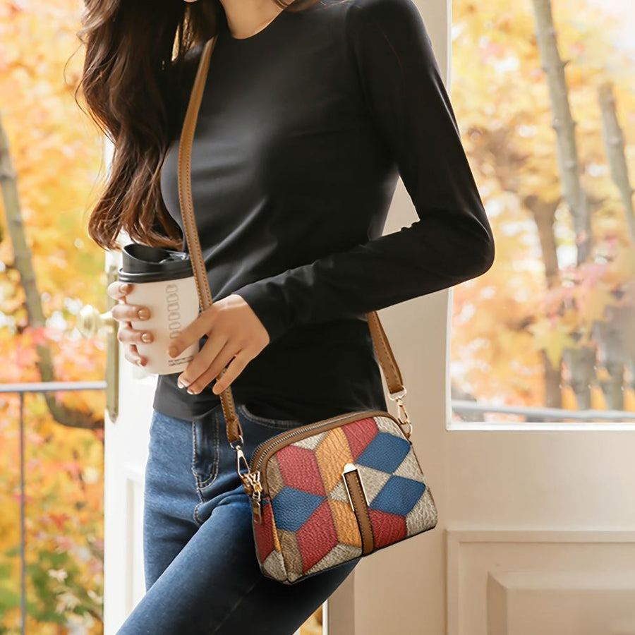 Clio — Mini Patchwork Crossbody Bag
