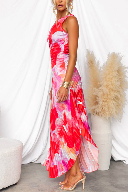 Rochie elegantă cu plisaje