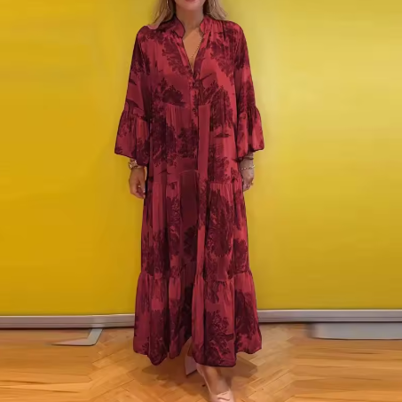 Rochie elegantă cu imprimeu floral