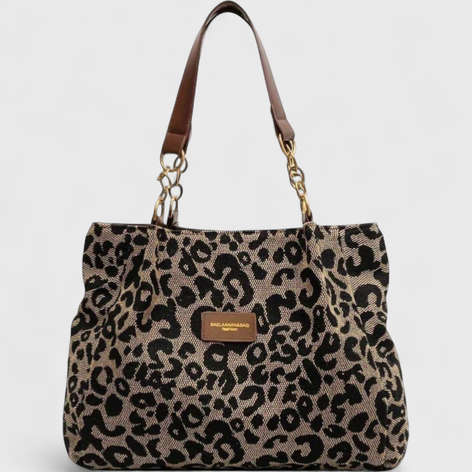 Valeria — Geantă elegantă cu imprimeu leopard
