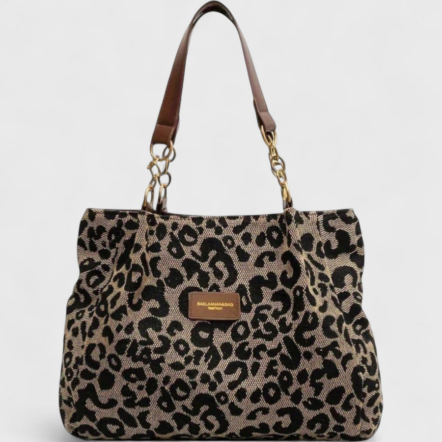 Valeria — Geantă elegantă cu imprimeu leopard