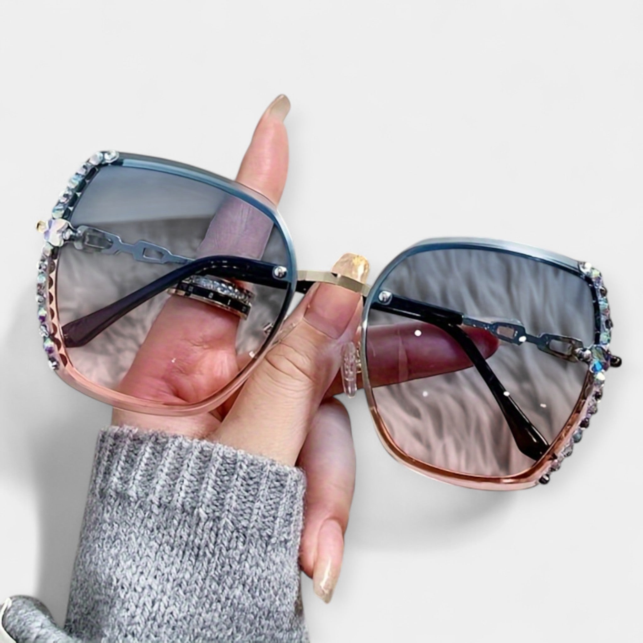 Occhiali da sole con gradiente per donna