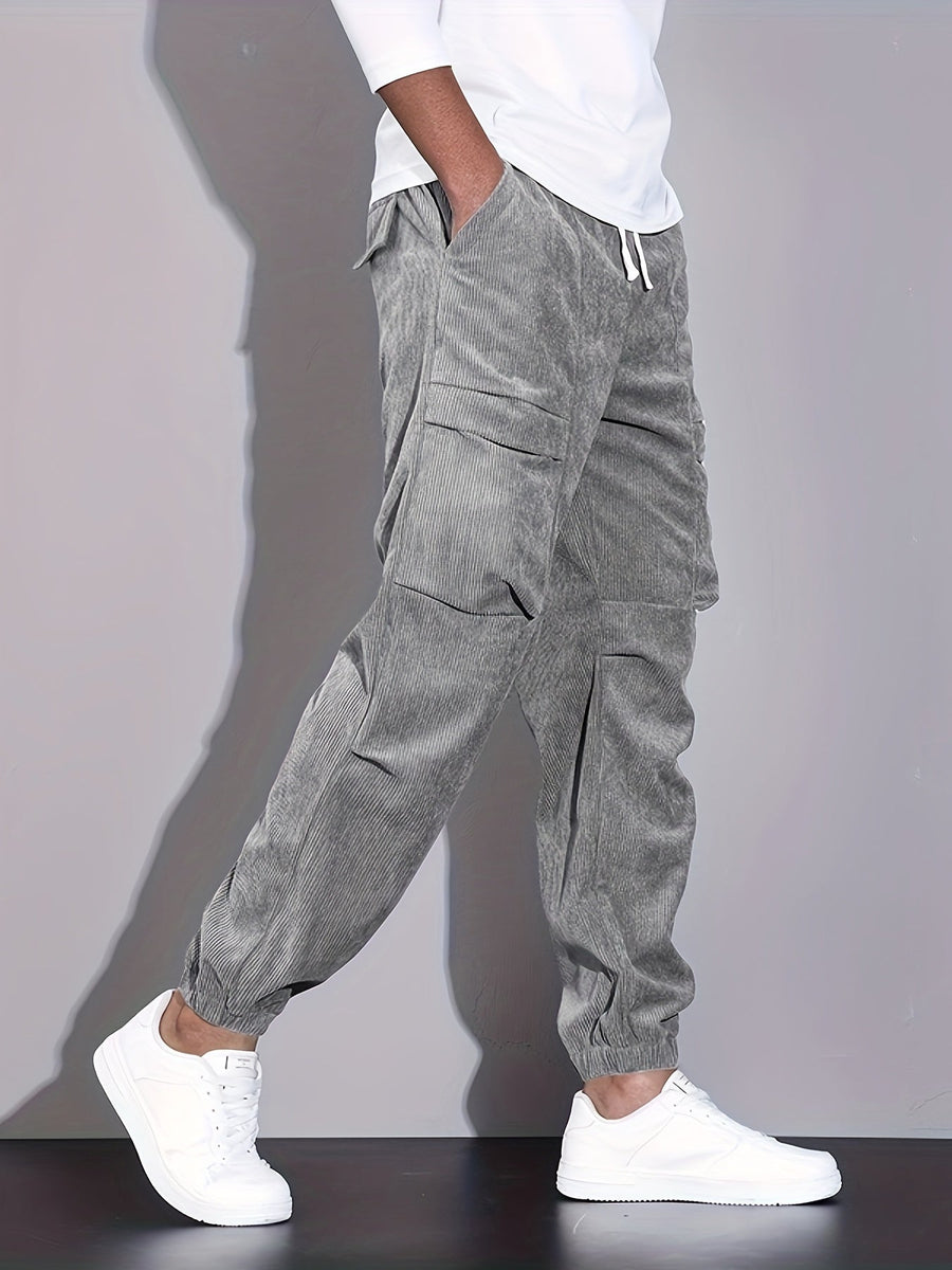 Roy | Pantalón Cargo de Corduroy