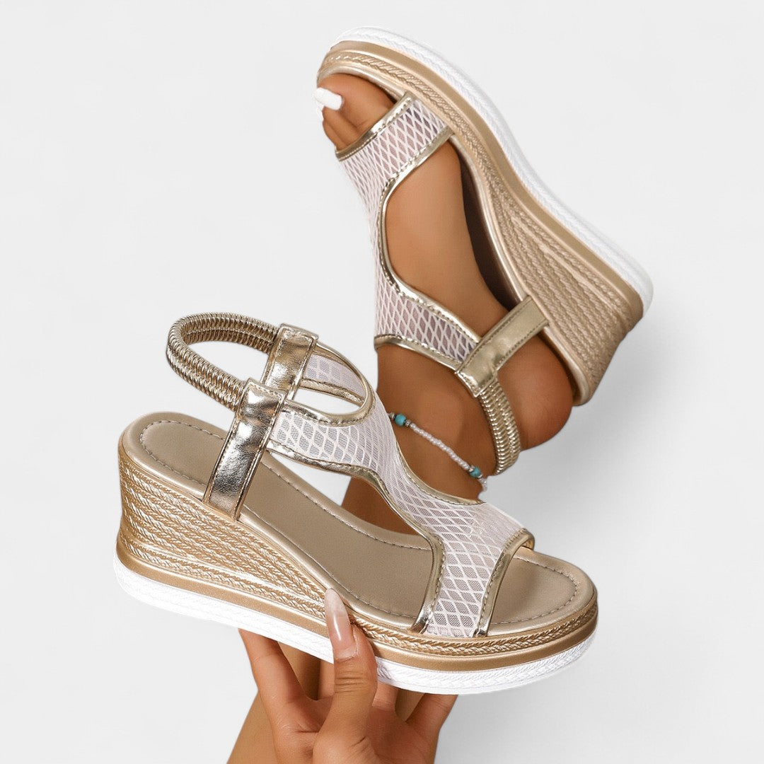 Electra – Sandale Ortopedice Elegante cu Platformă pentru Femei