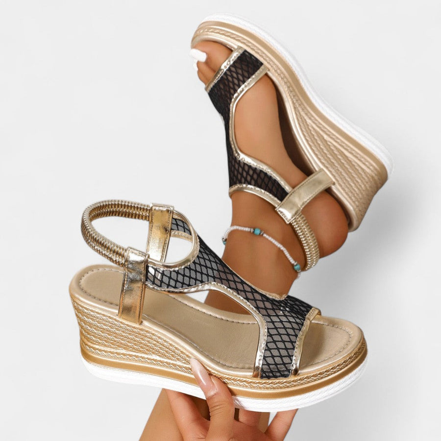Electra – Sandale Ortopedice Elegante cu Platformă pentru Femei