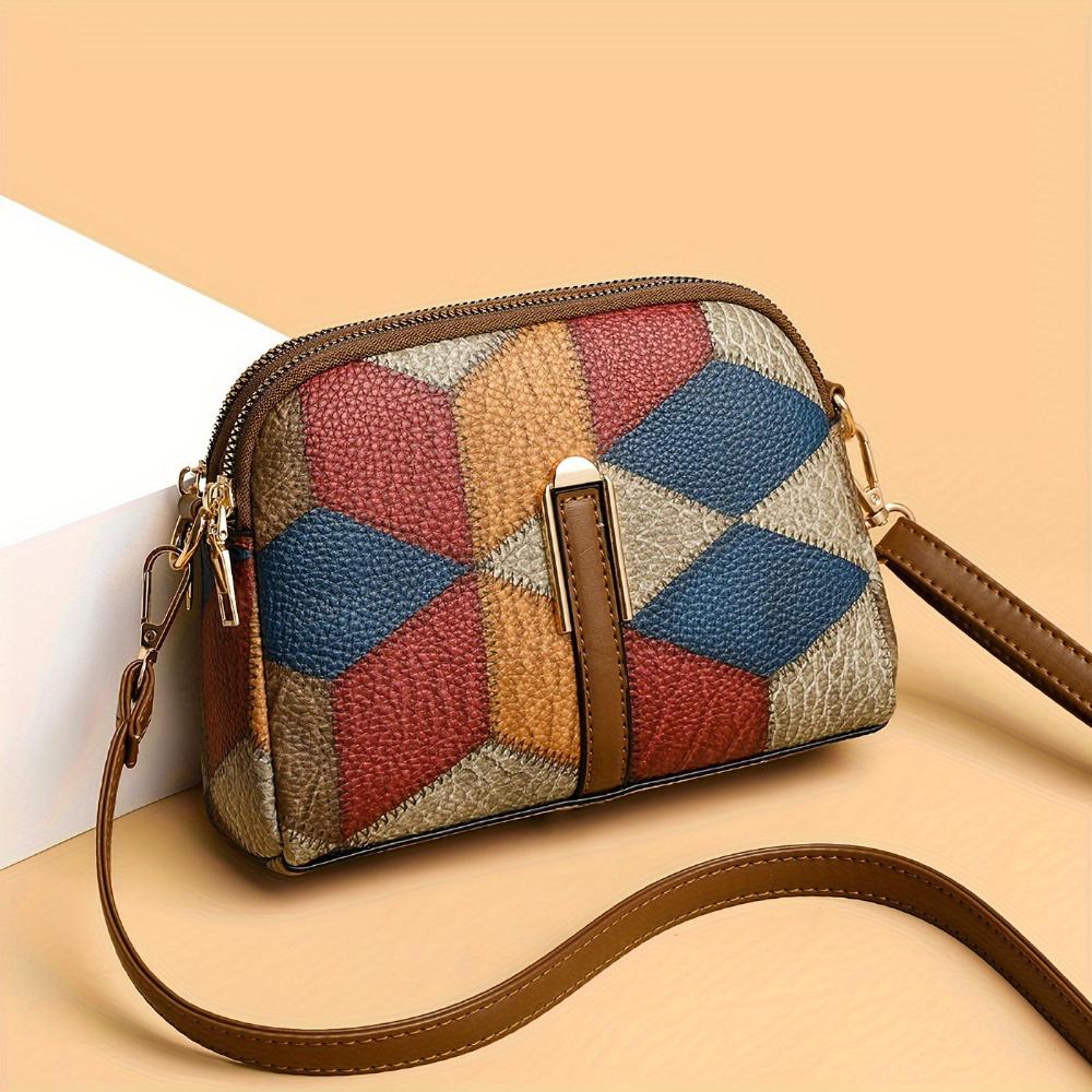 Clio — Mini Patchwork Crossbody Bag