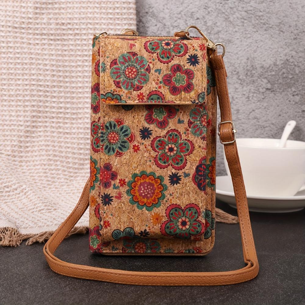 Natalia — Accesoriu Boho cu Flori pentru Geantă de Umăr