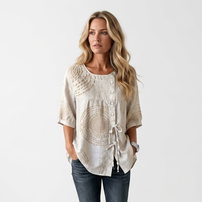 Larisa - Vintage Casual Blouse