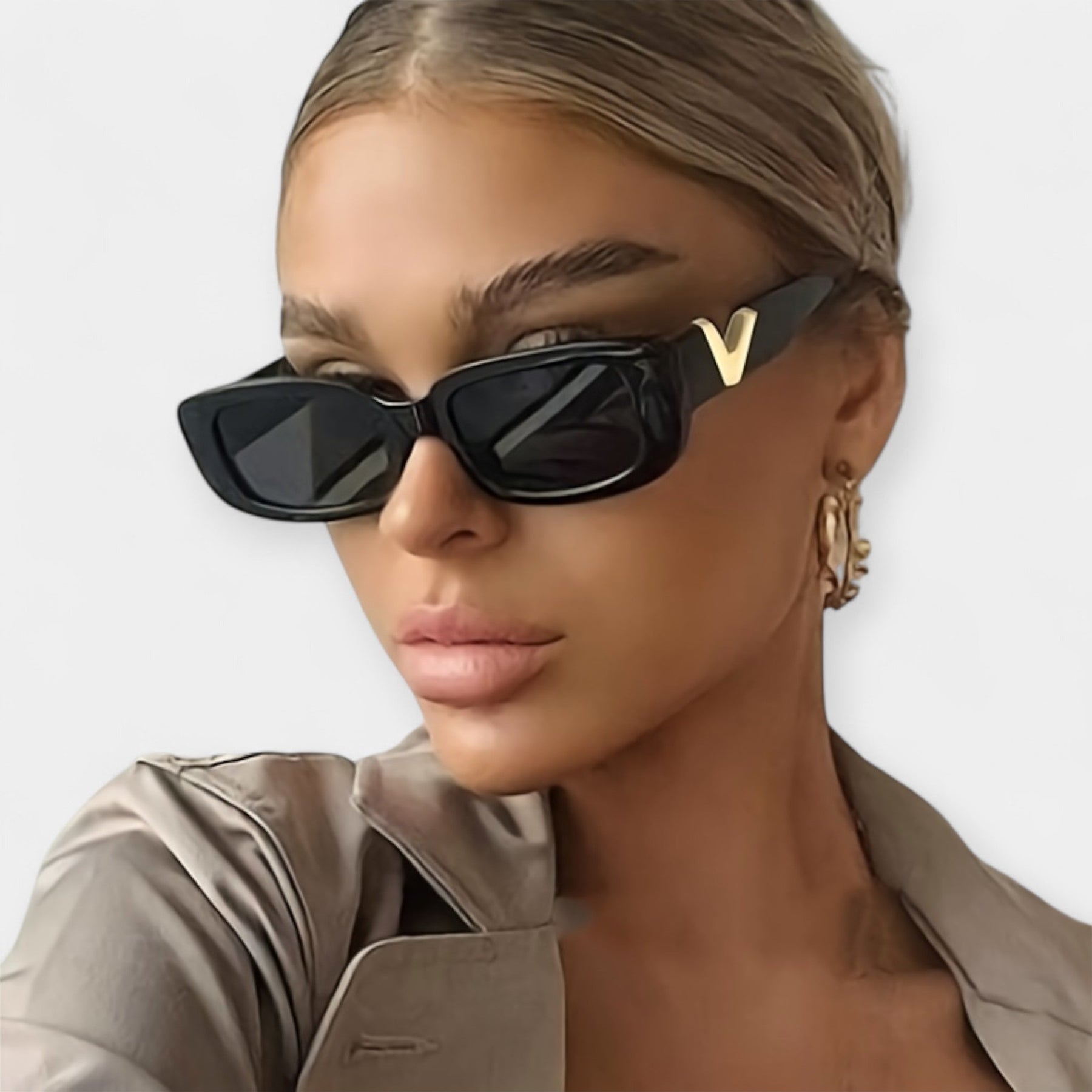 Ochelari Vintage Cu Formă Pătrată