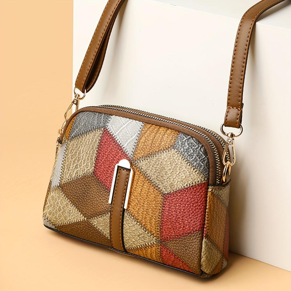 Clio — Mini Patchwork Crossbody Bag