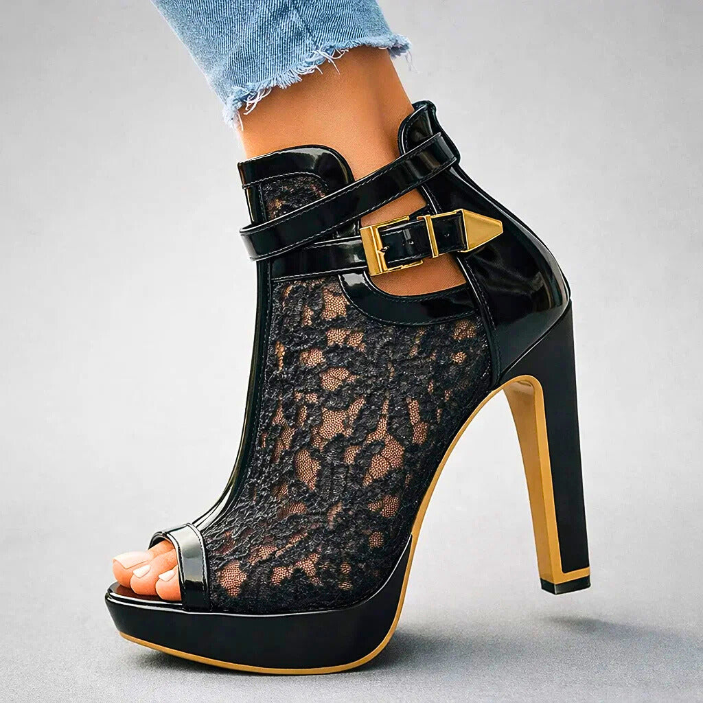 Valentina | Botine cu Dantelă