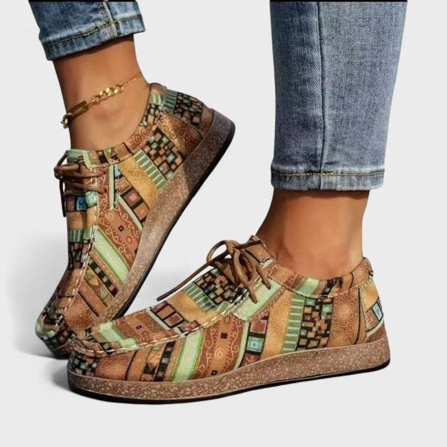Milena - Colorful Artistic Sneakers