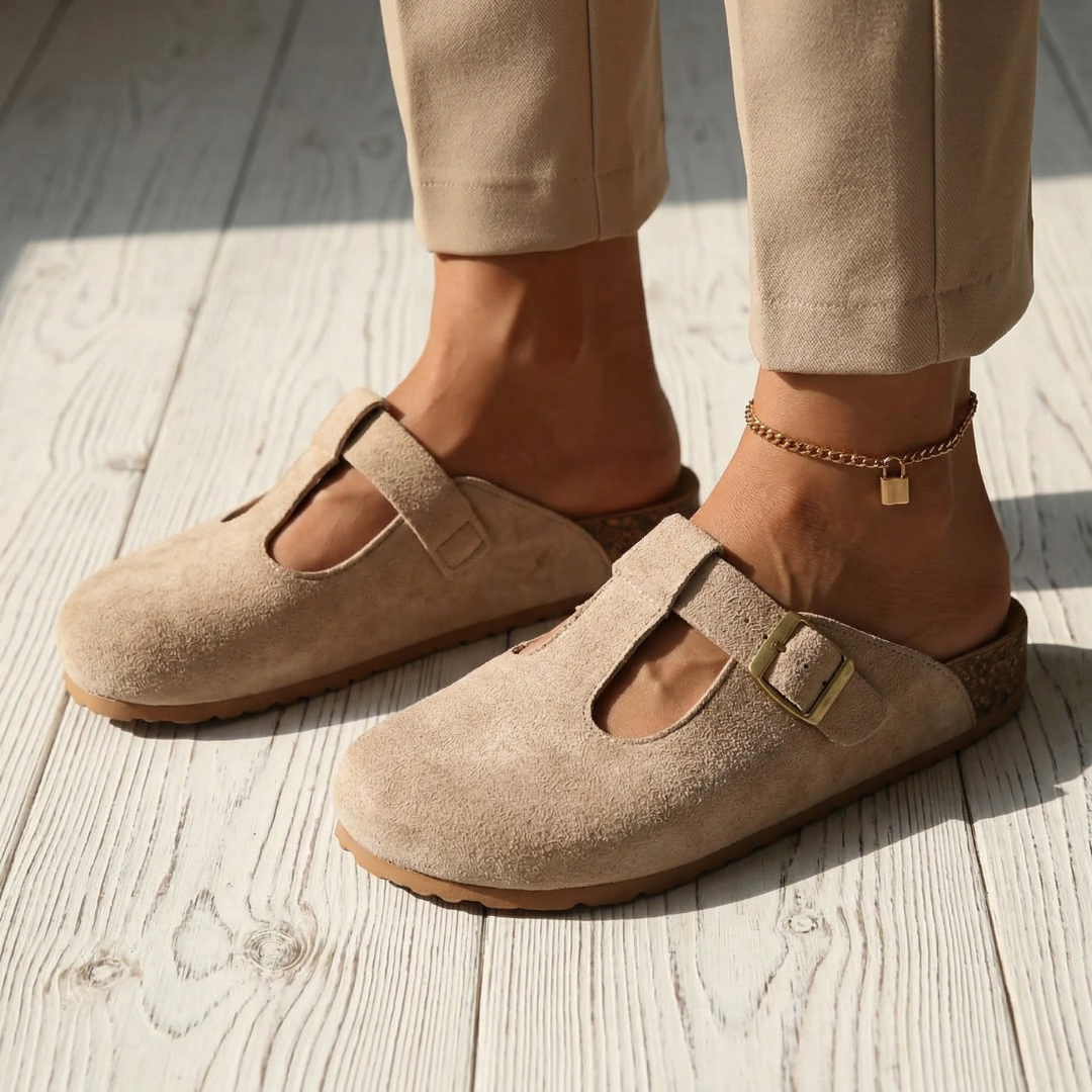 Têmis - Sabot confortabil cu cataramă elegantă