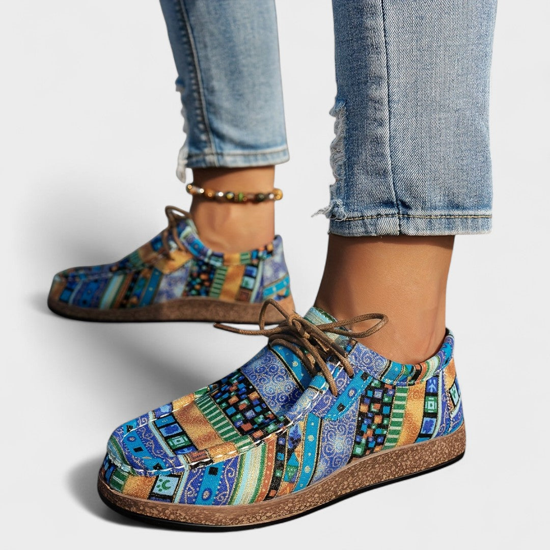 Milena - Colorful Artistic Sneakers