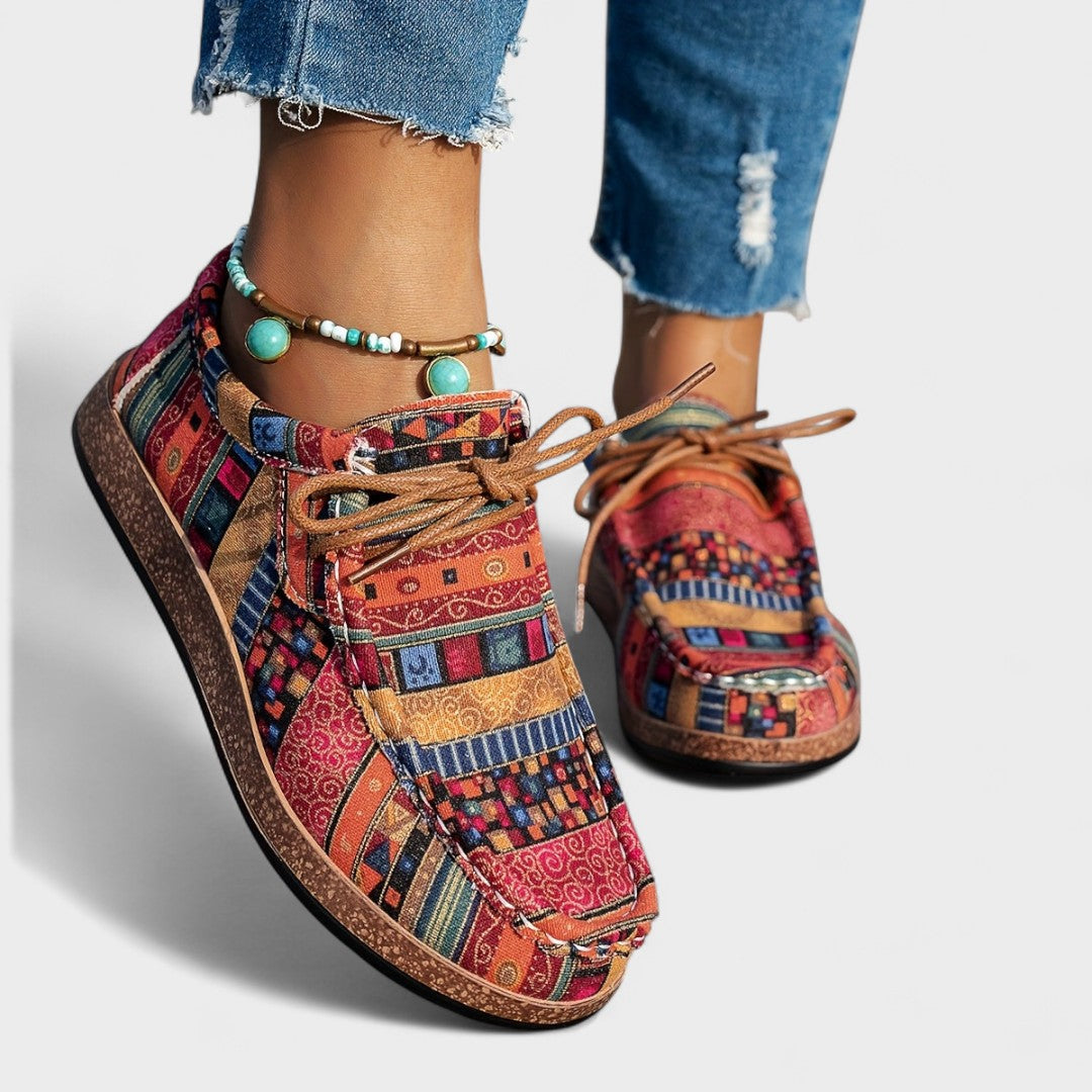 Milena - Colorful Artistic Sneakers