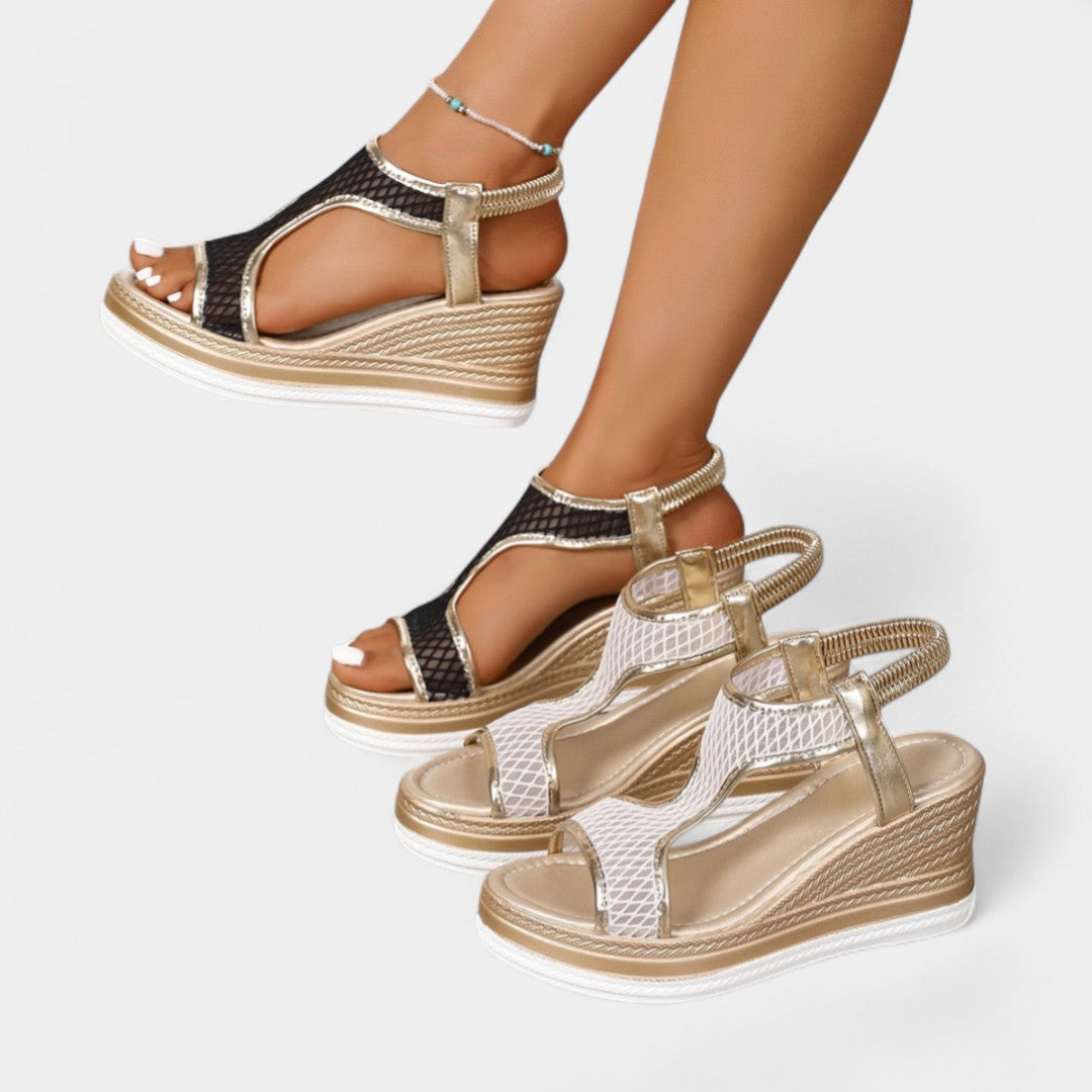 Electra – Sandale Ortopedice Elegante cu Platformă pentru Femei