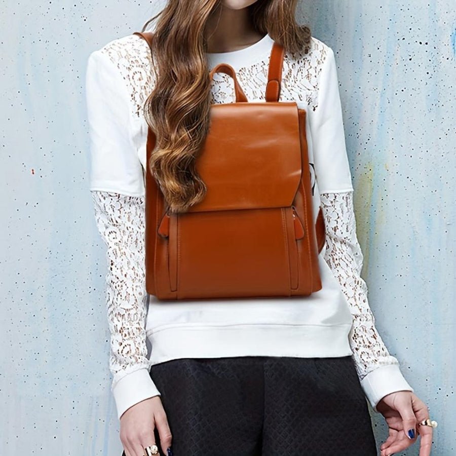 Elisabeta — Rucsac Retro Chic Cu Căptușeală