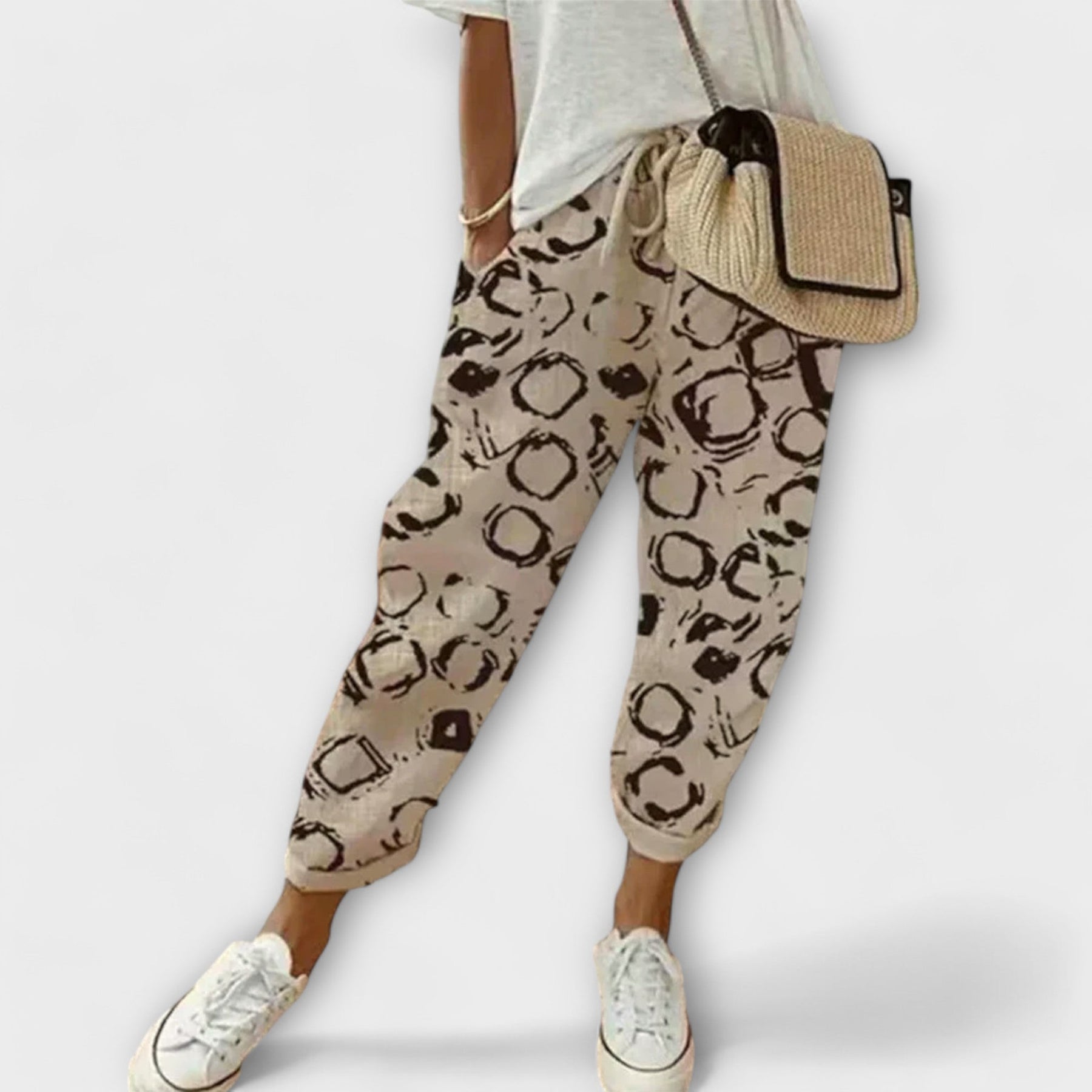 Burga - Pantaloni confortabili din bumbac și in" can be rewritten as:

"Burga - Pantaloni din bumbac și in pentru confort maxim
