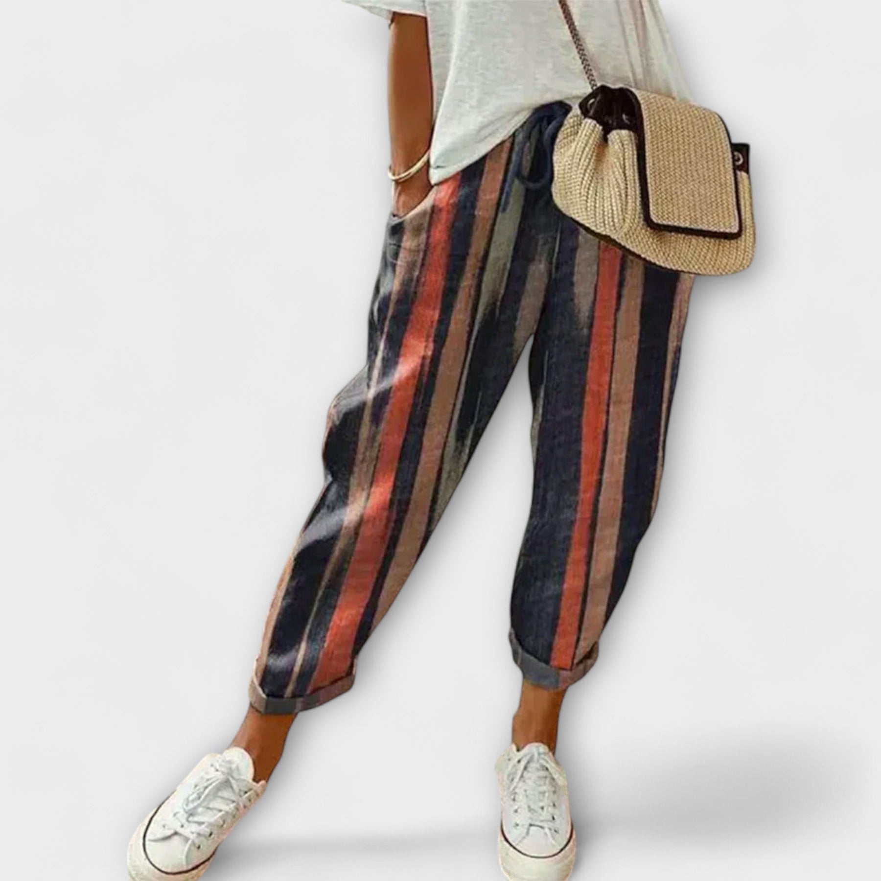 Burga - Pantaloni confortabili din bumbac și in" can be rewritten as:

"Burga - Pantaloni din bumbac și in pentru confort maxim