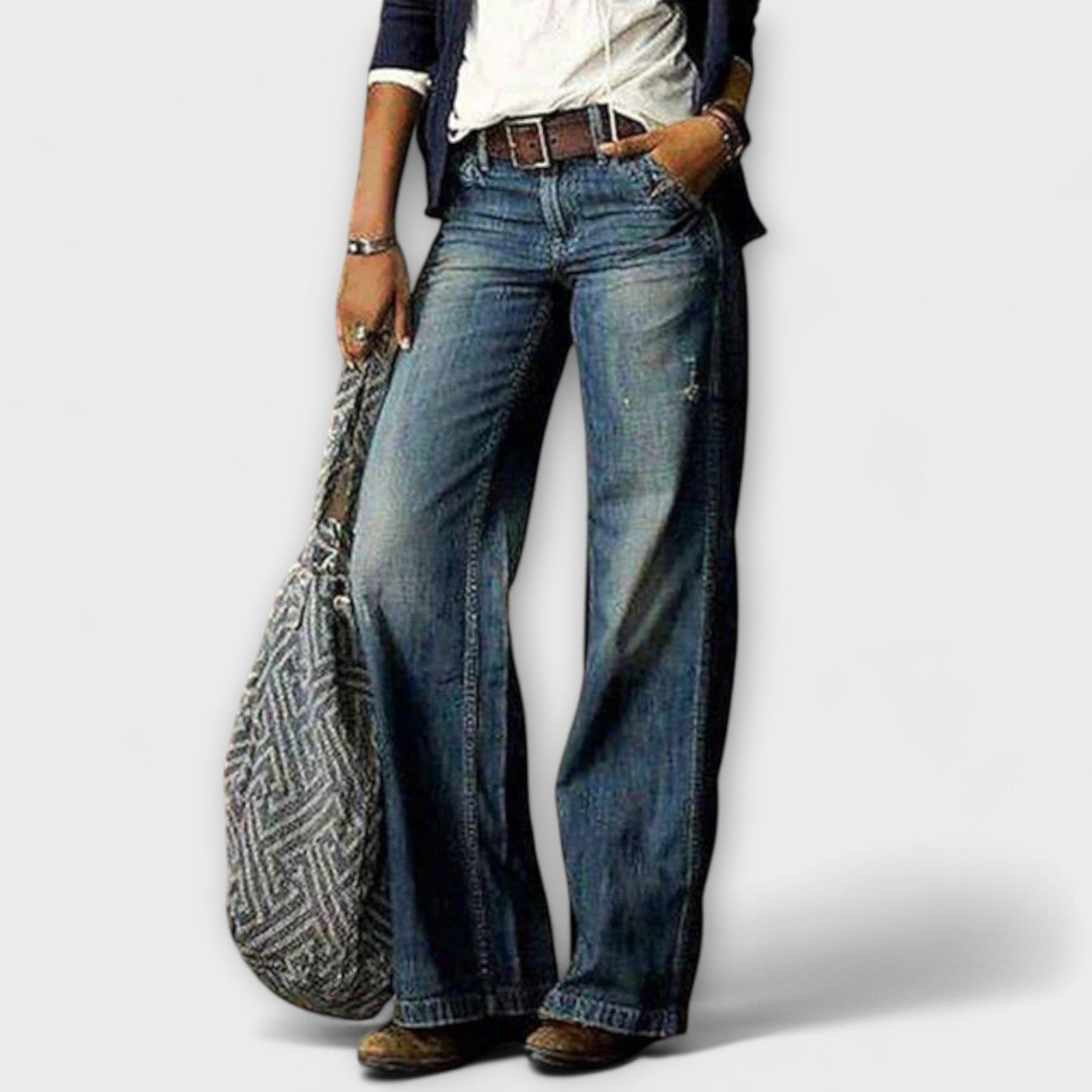 Cess - Pantaloni Largi din Denim