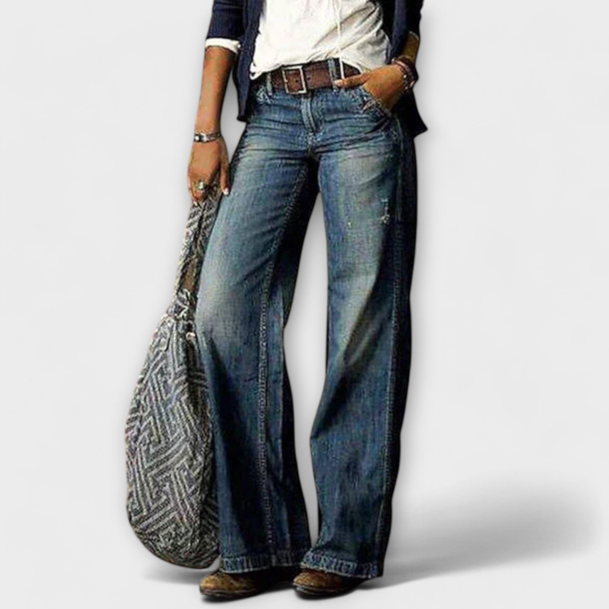 Cess - Pantaloni Largi din Denim