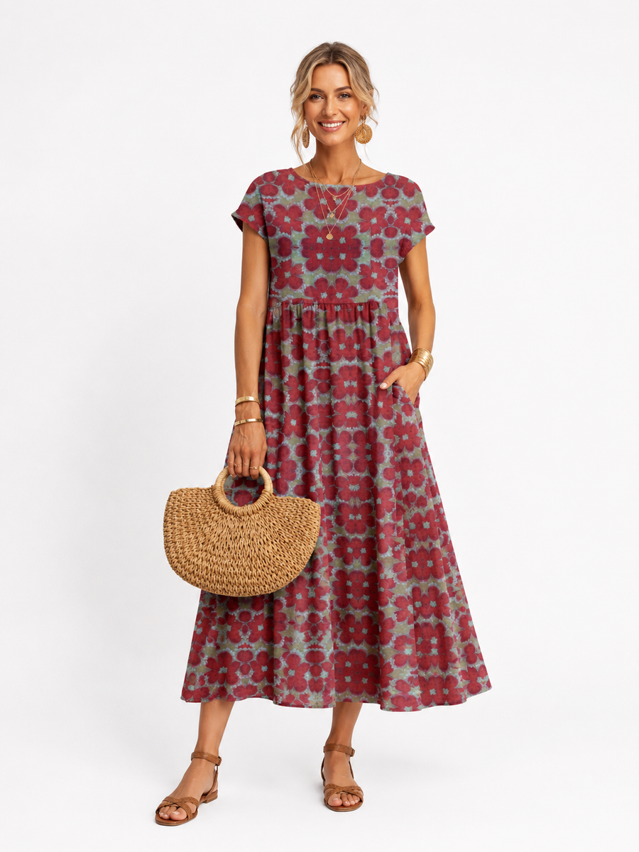 Florene | Rochie de vară cu mâneci scurte