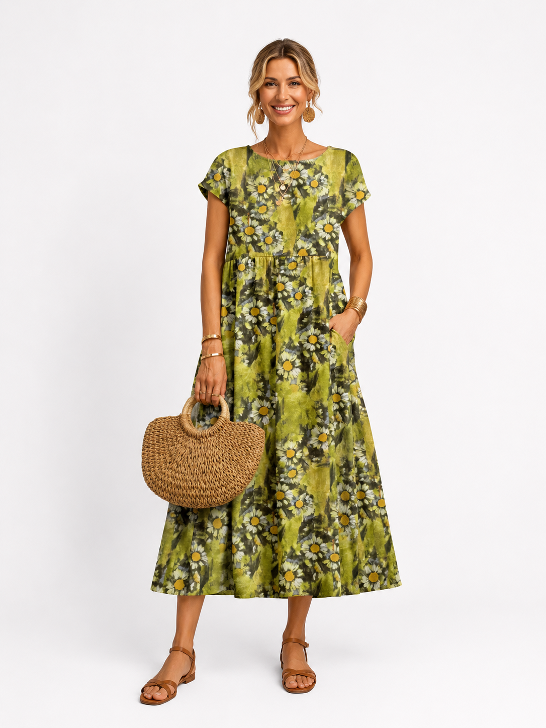 Florene | Rochie de vară cu mâneci scurte